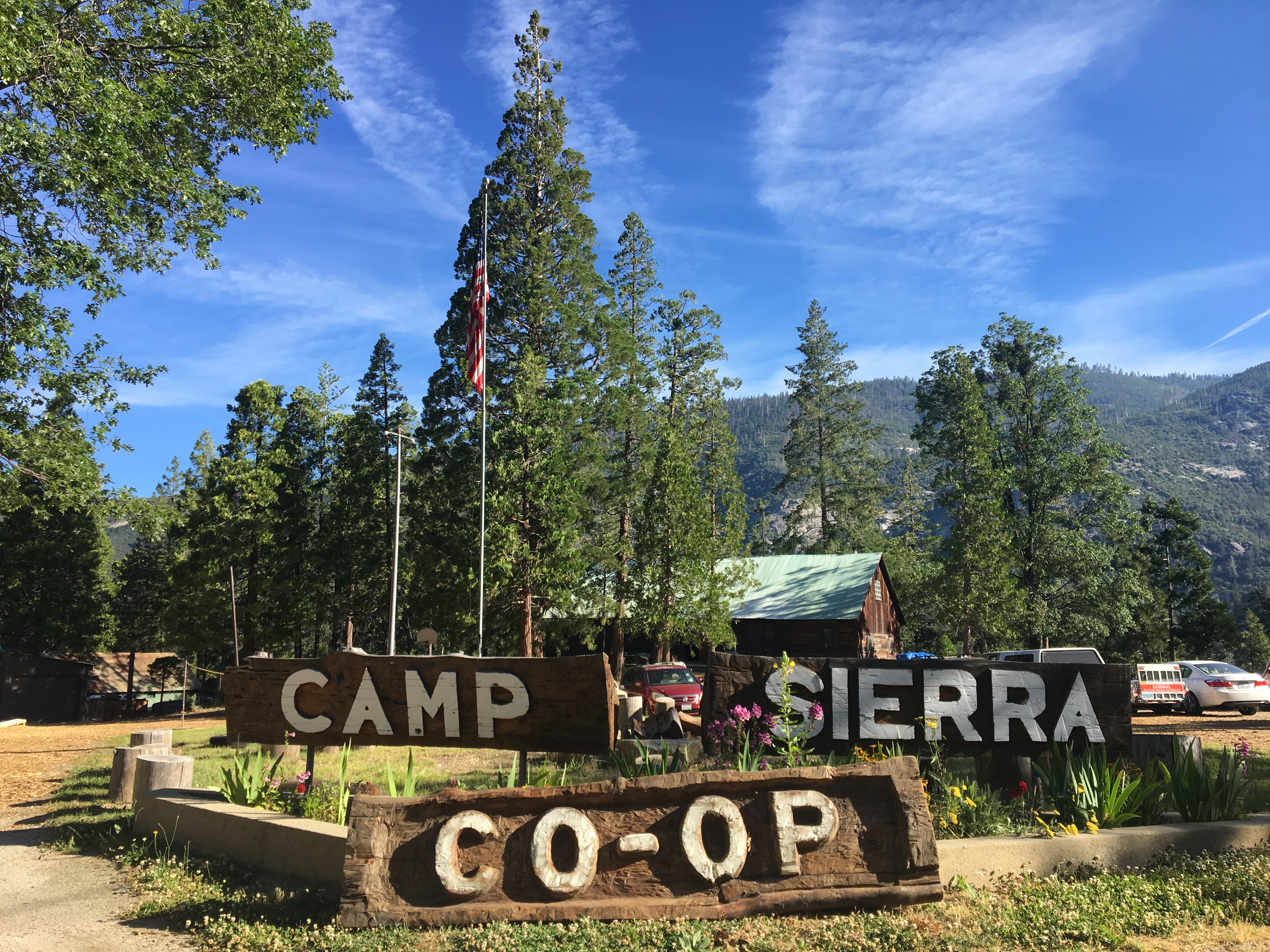 Co-op Camp Sierra sign